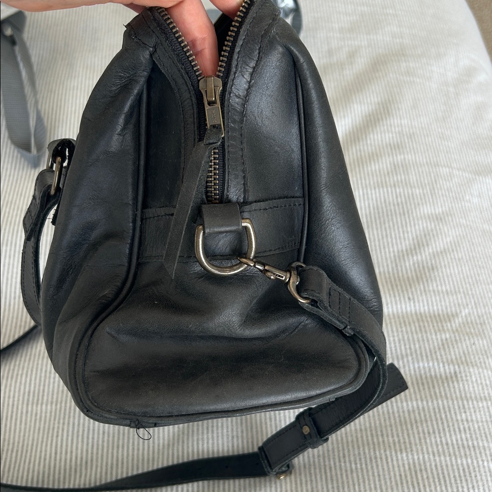 ABLE black leather bag - Picture 6 of 8